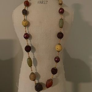 Multi Color Beaded Necklace